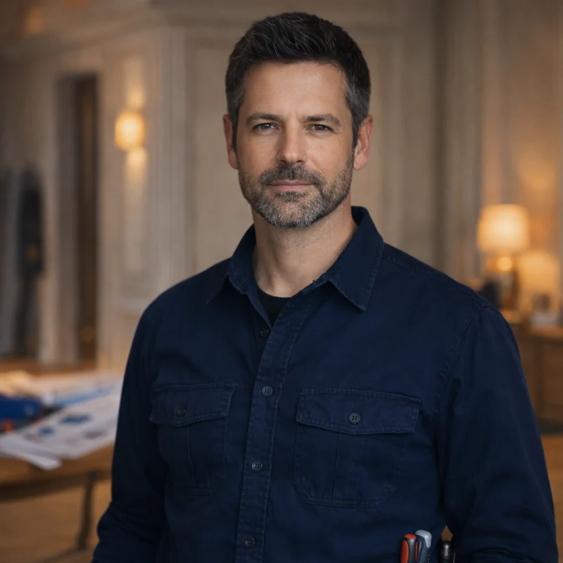 Portrait de Mathieu Carre, chef de chantier